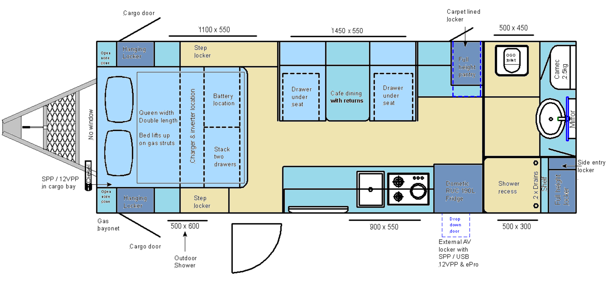 19 Foot Bushtracker Show Van 2024 Mid Width